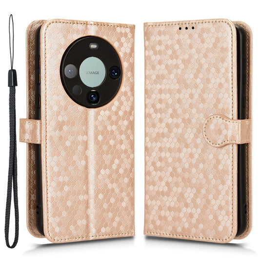 For Huawei Mate 60 Cover Imprinted Wallet PU Leather Stand Phone Case