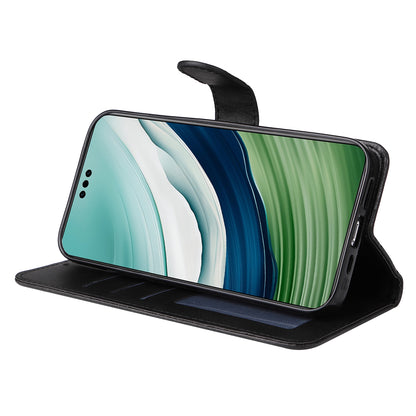 For Huawei Mate 60 Case Calf Texture Wallet Stand PU Leather Slim-fit Phone Cover