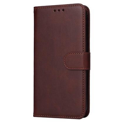 For Huawei Mate 60 Case Calf Texture Wallet Stand PU Leather Slim-fit Phone Cover