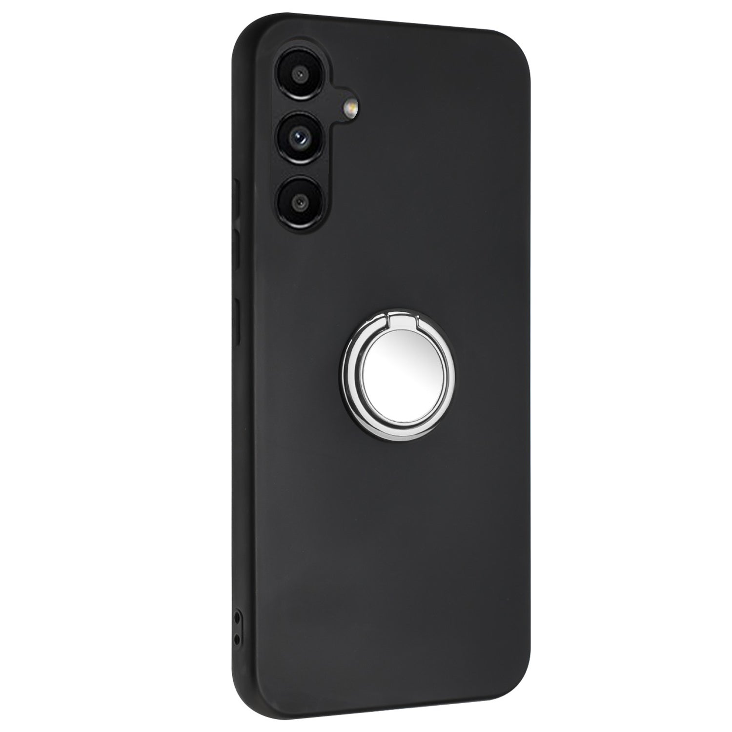 For Samsung Galaxy A05s 4G Case Matte TPU Protective Phone Cover with Ring Kickstand