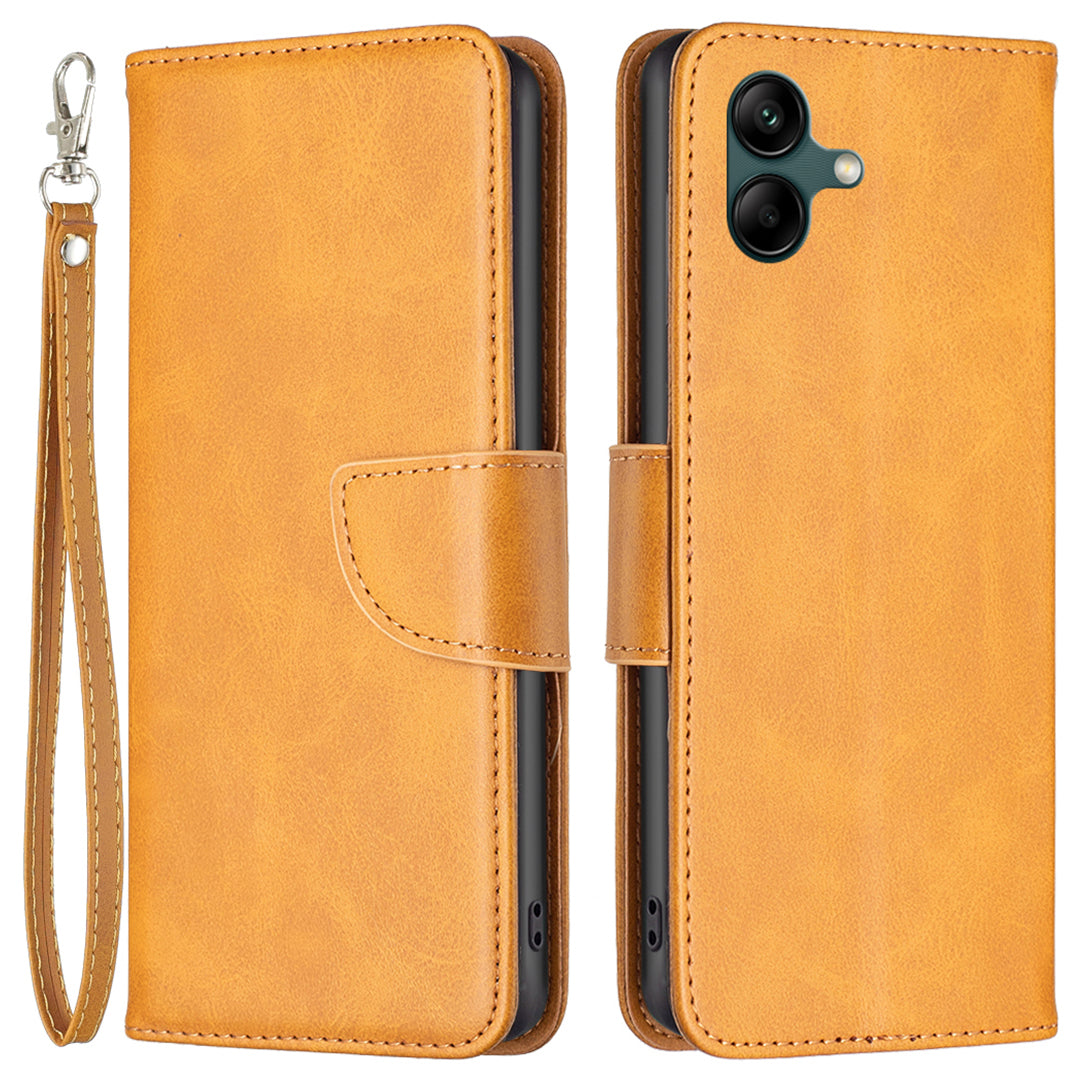 For Samsung Galaxy A05 4G Case PU Leather Phone Cover with Wallet Stand