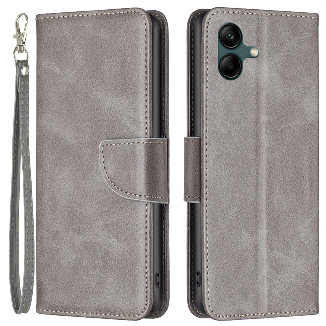 For Samsung Galaxy A05 4G Case PU Leather Phone Cover with Wallet Stand
