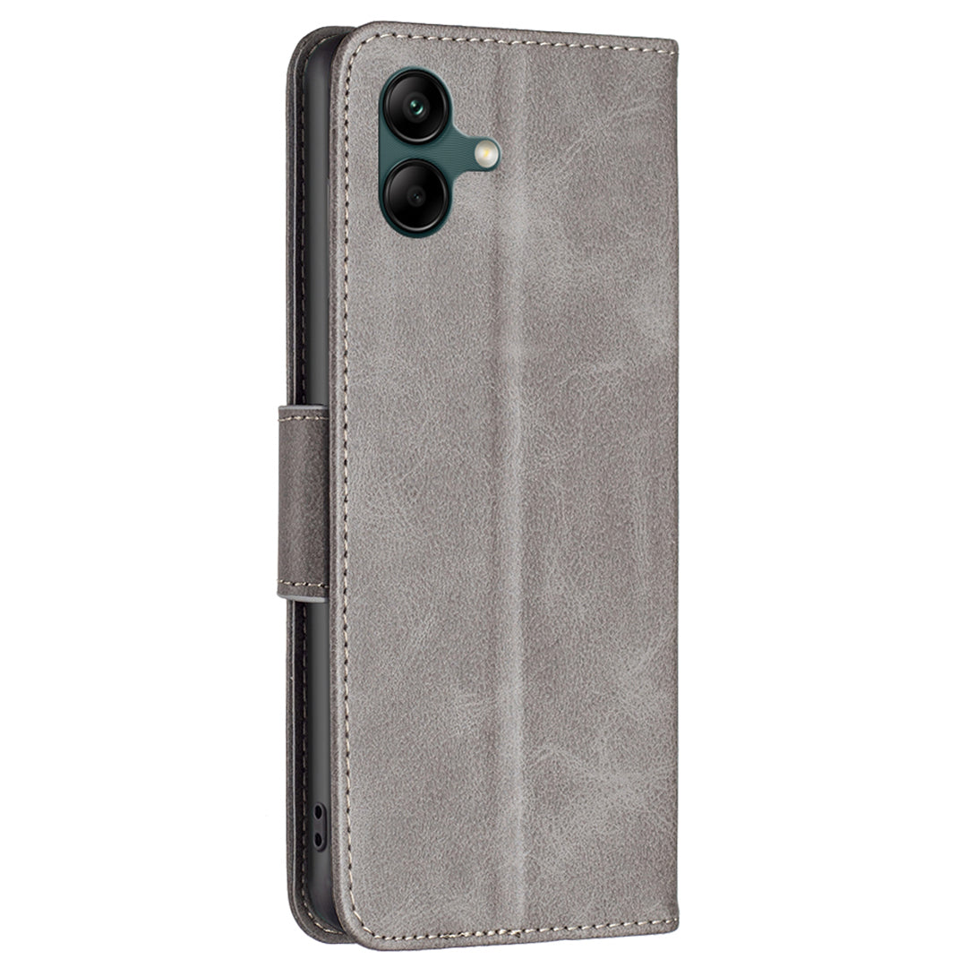 For Samsung Galaxy A05 4G Case PU Leather Phone Cover with Wallet Stand