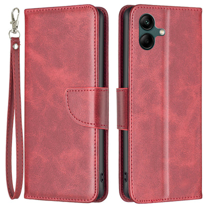 For Samsung Galaxy A05 4G Case PU Leather Phone Cover with Wallet Stand