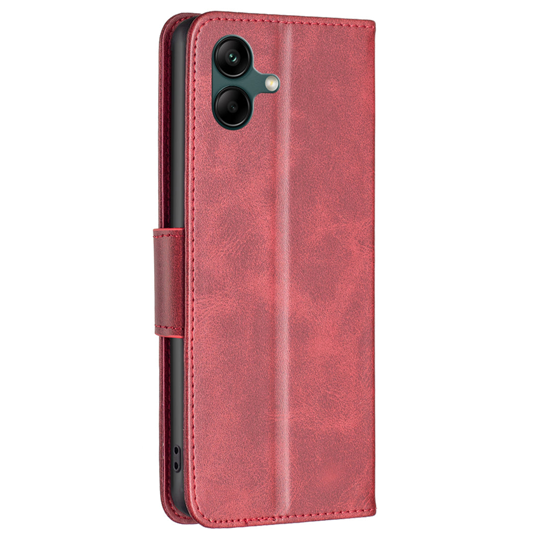 For Samsung Galaxy A05 4G Case PU Leather Phone Cover with Wallet Stand