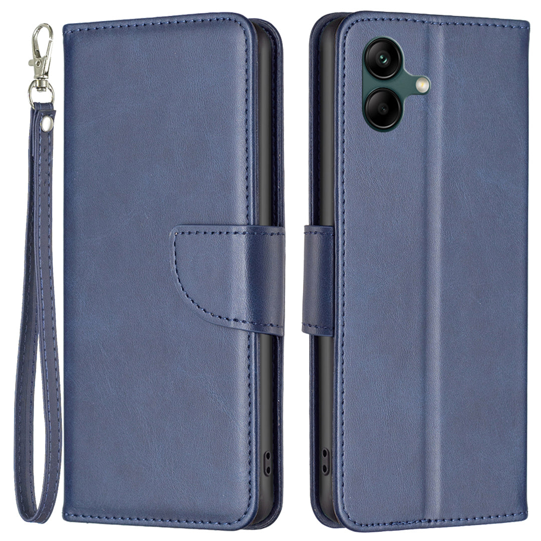 For Samsung Galaxy A05 4G Case PU Leather Phone Cover with Wallet Stand