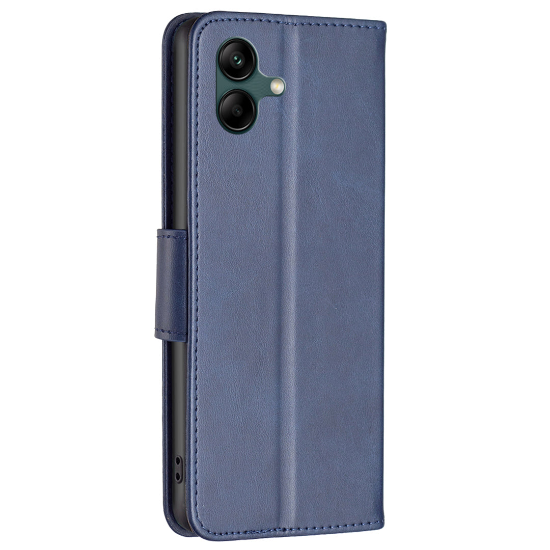 For Samsung Galaxy A05 4G Case PU Leather Phone Cover with Wallet Stand