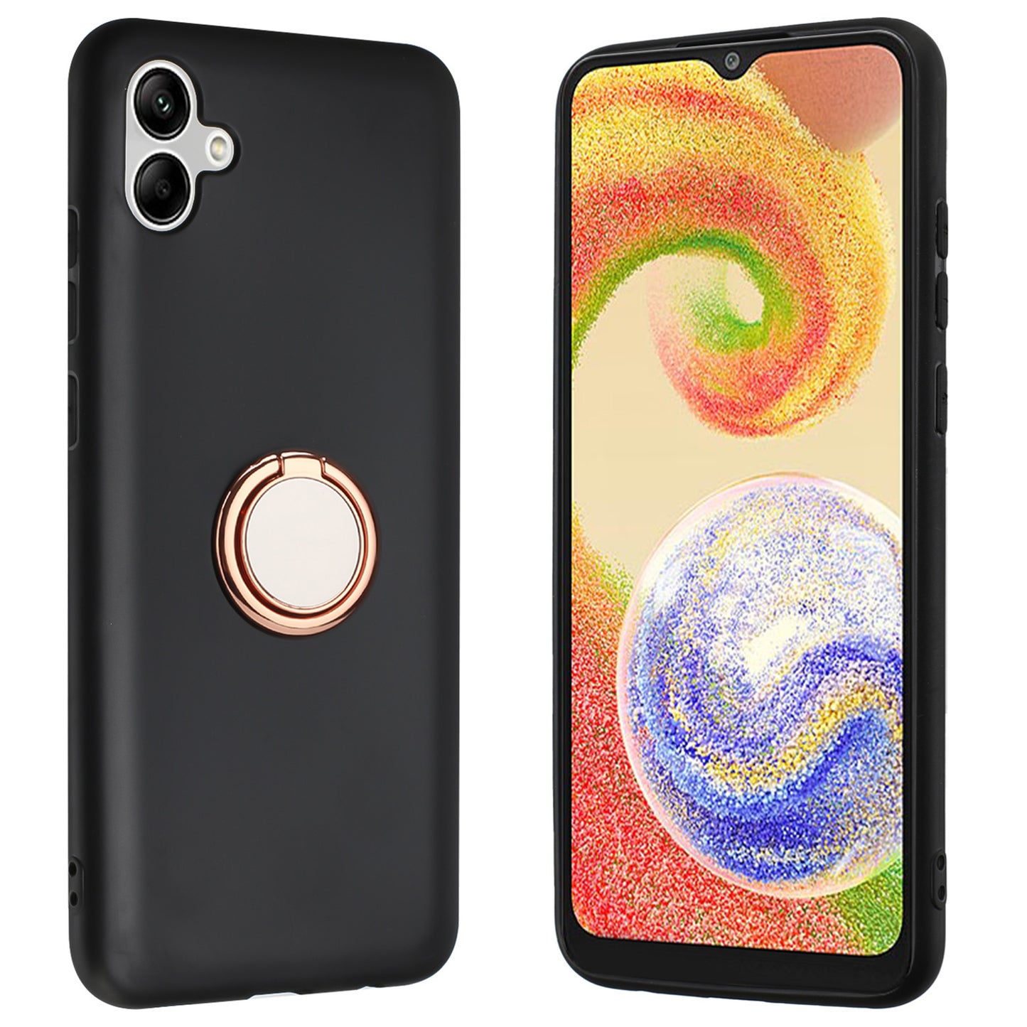 For Samsung Galaxy A05 4G Protective Case Matte TPU Kickstand Phone Cover