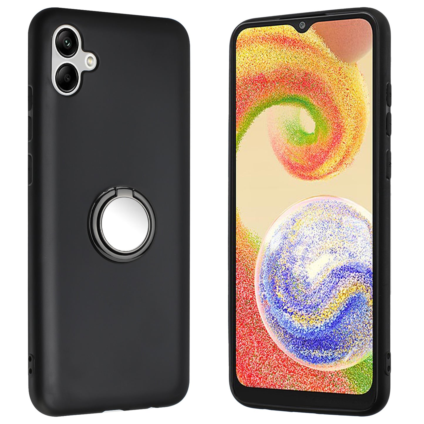 For Samsung Galaxy A05 4G Protective Case Matte TPU Kickstand Phone Cover