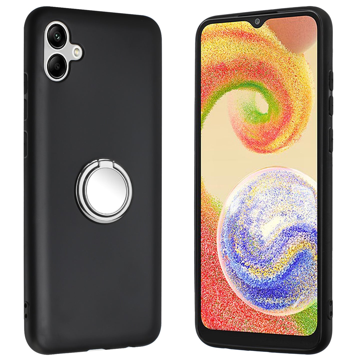 For Samsung Galaxy A05 4G Protective Case Matte TPU Kickstand Phone Cover