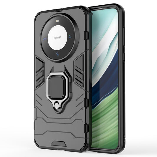For Huawei Mate 60 Case TPU+PC Ring Holder Kickstand Phone Protective Cover