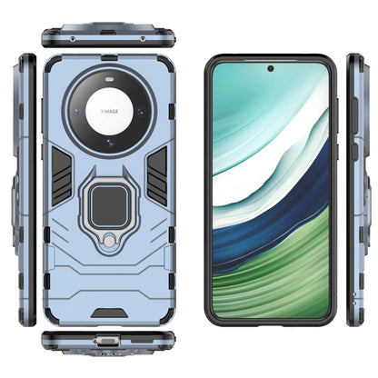 For Huawei Mate 60 Case TPU+PC Ring Holder Kickstand Phone Protective Cover