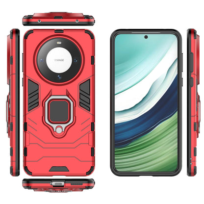 For Huawei Mate 60 Case TPU+PC Ring Holder Kickstand Phone Protective Cover