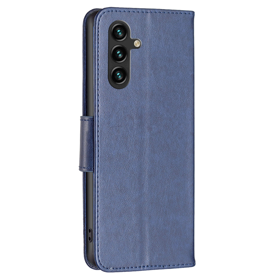 For Samsung Galaxy A15 4G Case Butterfly Imprinted PU Leather Wallet Cover