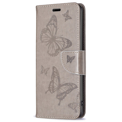 For Samsung Galaxy A15 4G Case Butterfly Imprinted PU Leather Wallet Cover