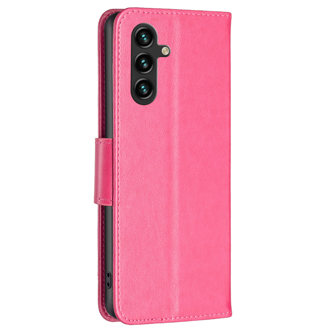 For Samsung Galaxy A15 4G Case Butterfly Imprinted PU Leather Wallet Cover