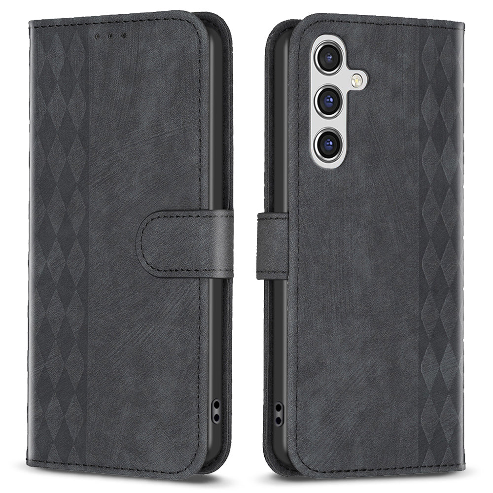 For Samsung Galaxy A15 4G Case Imprinted PU Leather Phone Stand Wallet Cover