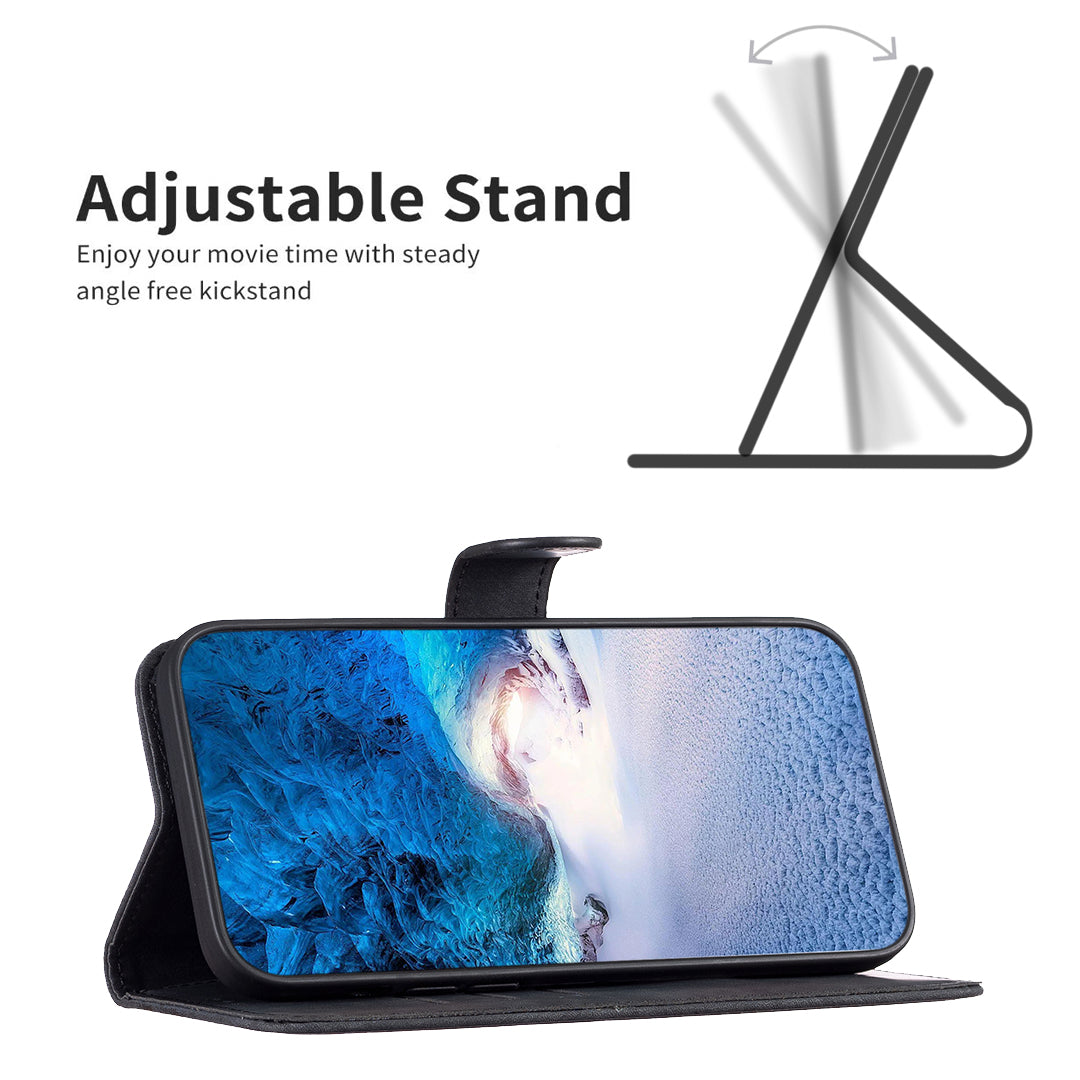 For Samsung Galaxy A15 4G Case Imprinted PU Leather Phone Stand Wallet Cover
