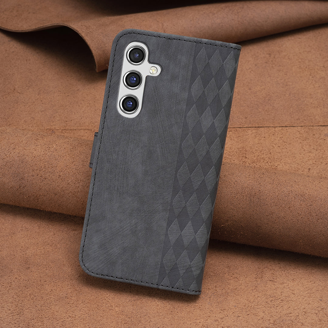 For Samsung Galaxy A15 4G Case Imprinted PU Leather Phone Stand Wallet Cover