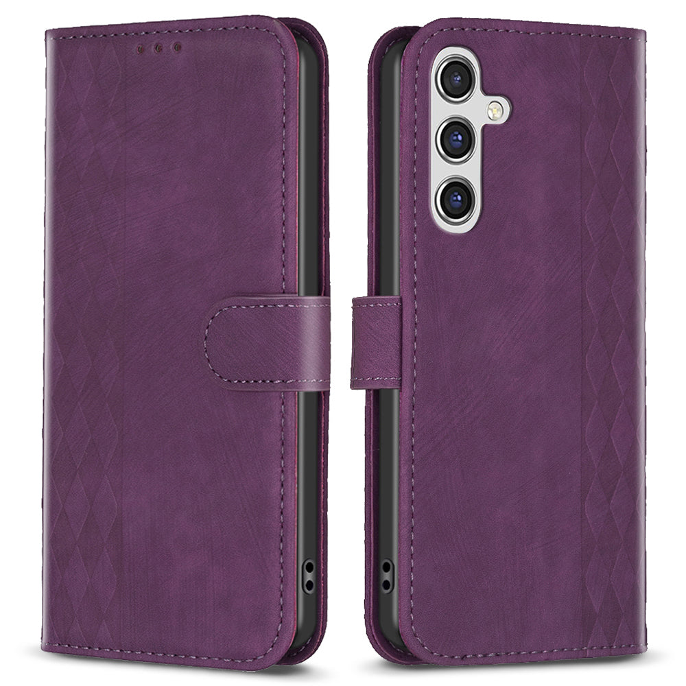 For Samsung Galaxy A15 4G Case Imprinted PU Leather Phone Stand Wallet Cover