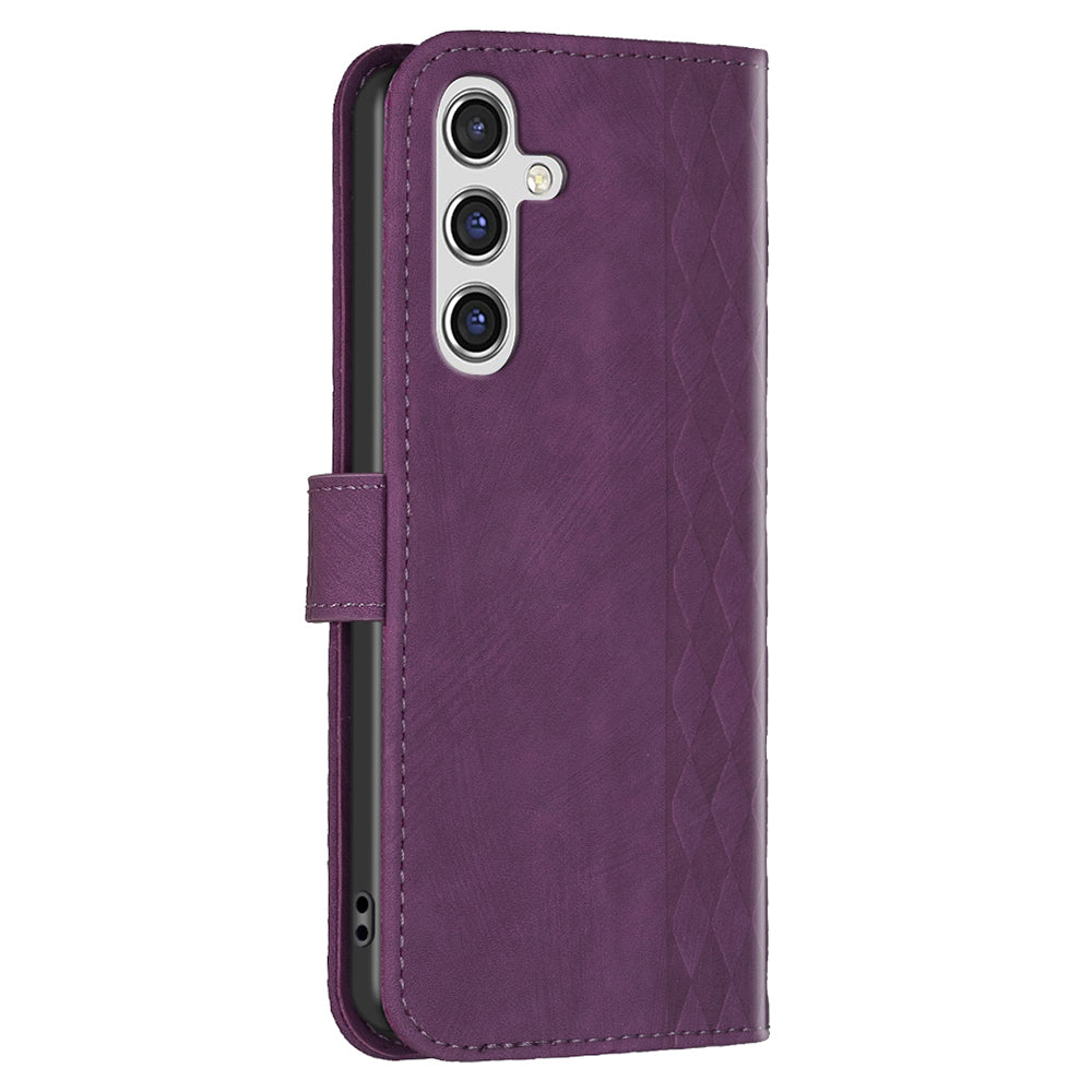 For Samsung Galaxy A15 4G Case Imprinted PU Leather Phone Stand Wallet Cover