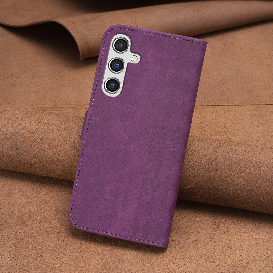 For Samsung Galaxy A15 4G Case Imprinted PU Leather Phone Stand Wallet Cover