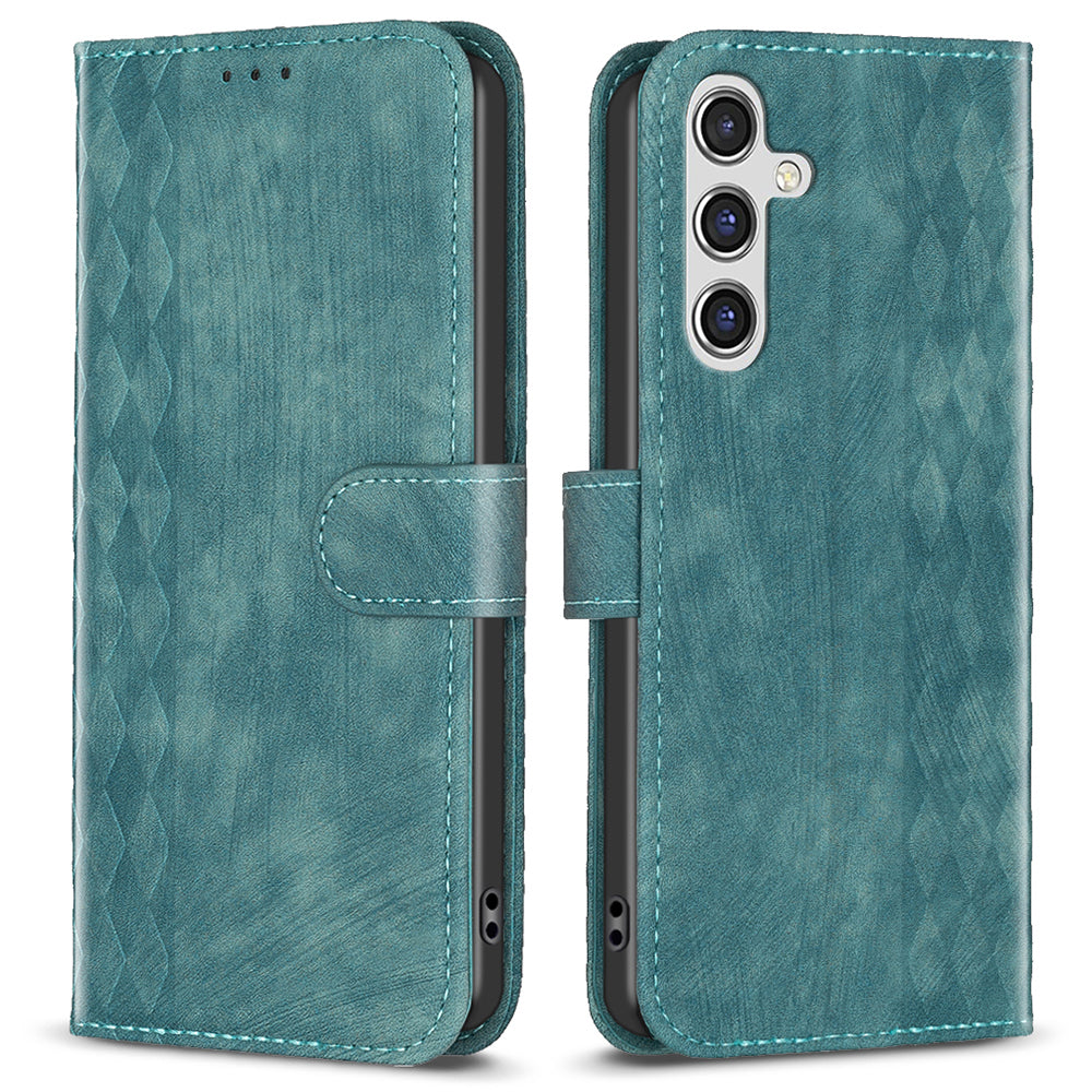 For Samsung Galaxy A15 4G Case Imprinted PU Leather Phone Stand Wallet Cover