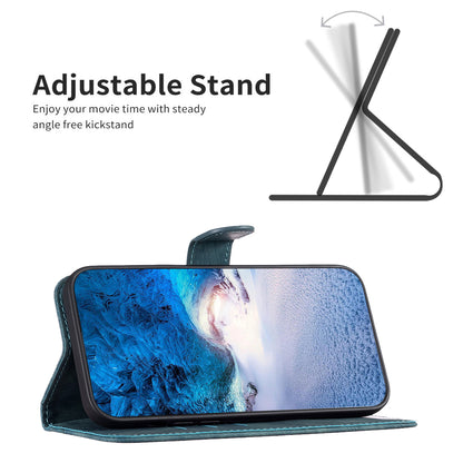 For Samsung Galaxy A15 4G Case Imprinted PU Leather Phone Stand Wallet Cover