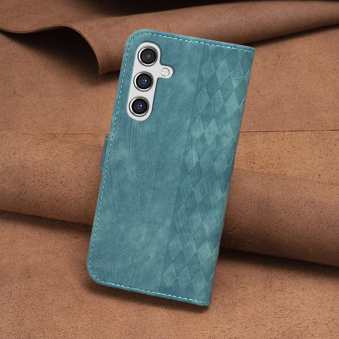 For Samsung Galaxy A15 4G Case Imprinted PU Leather Phone Stand Wallet Cover