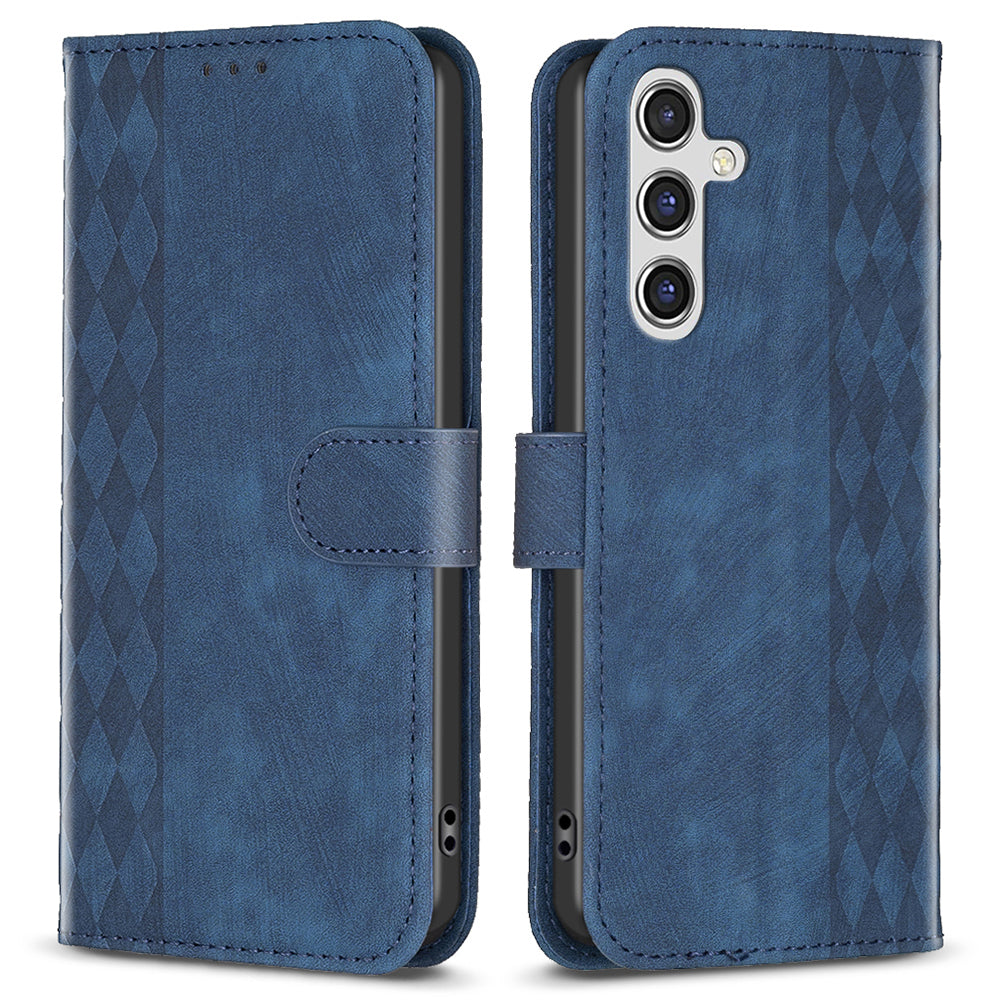 For Samsung Galaxy A15 4G Case Imprinted PU Leather Phone Stand Wallet Cover