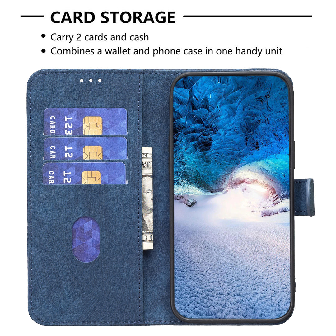 For Samsung Galaxy A15 4G Case Imprinted PU Leather Phone Stand Wallet Cover