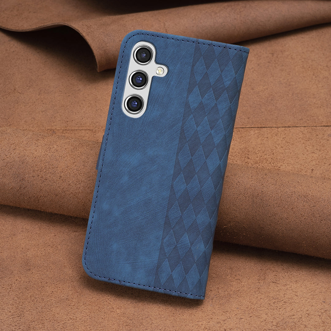 For Samsung Galaxy A15 4G Case Imprinted PU Leather Phone Stand Wallet Cover