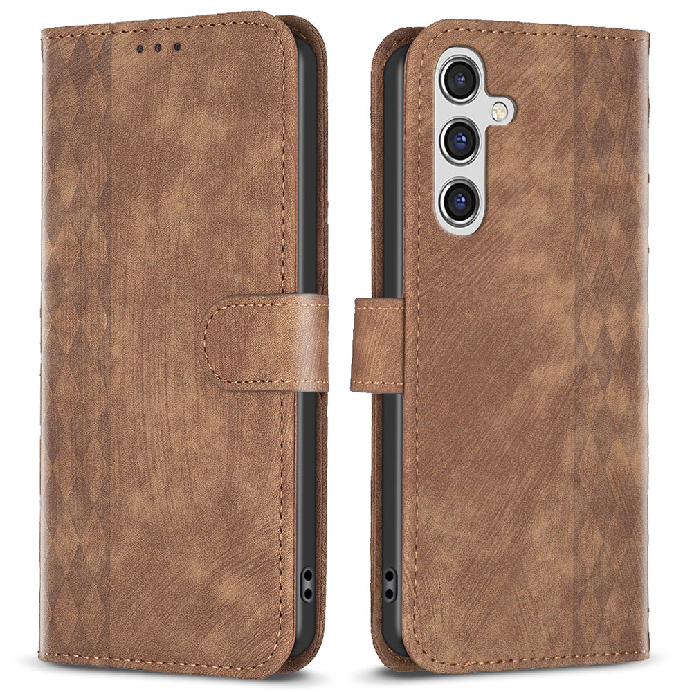 For Samsung Galaxy A15 4G Case Imprinted PU Leather Phone Stand Wallet Cover