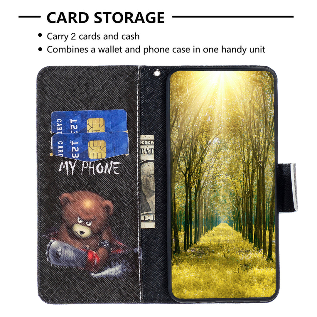For Samsung Galaxy A15 4G Case Pattern Printing PU Leather Wallet Phone Cover