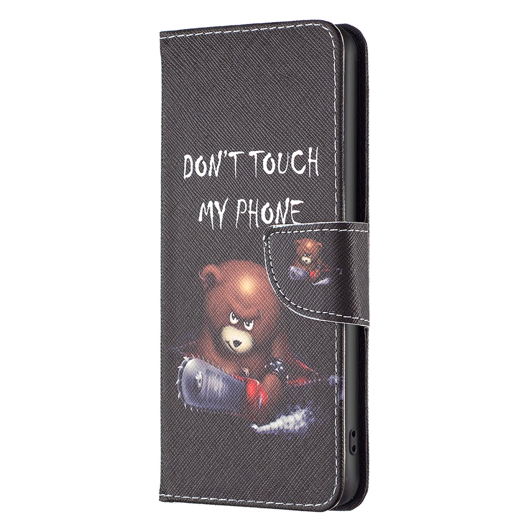 For Samsung Galaxy A15 4G Case Pattern Printing PU Leather Wallet Phone Cover
