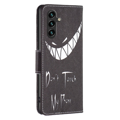 For Samsung Galaxy A15 4G Case Pattern Printing PU Leather Wallet Phone Cover