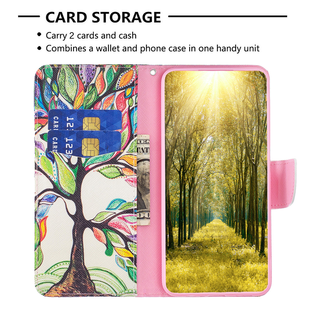 For Samsung Galaxy A15 4G Case Pattern Printing PU Leather Wallet Phone Cover