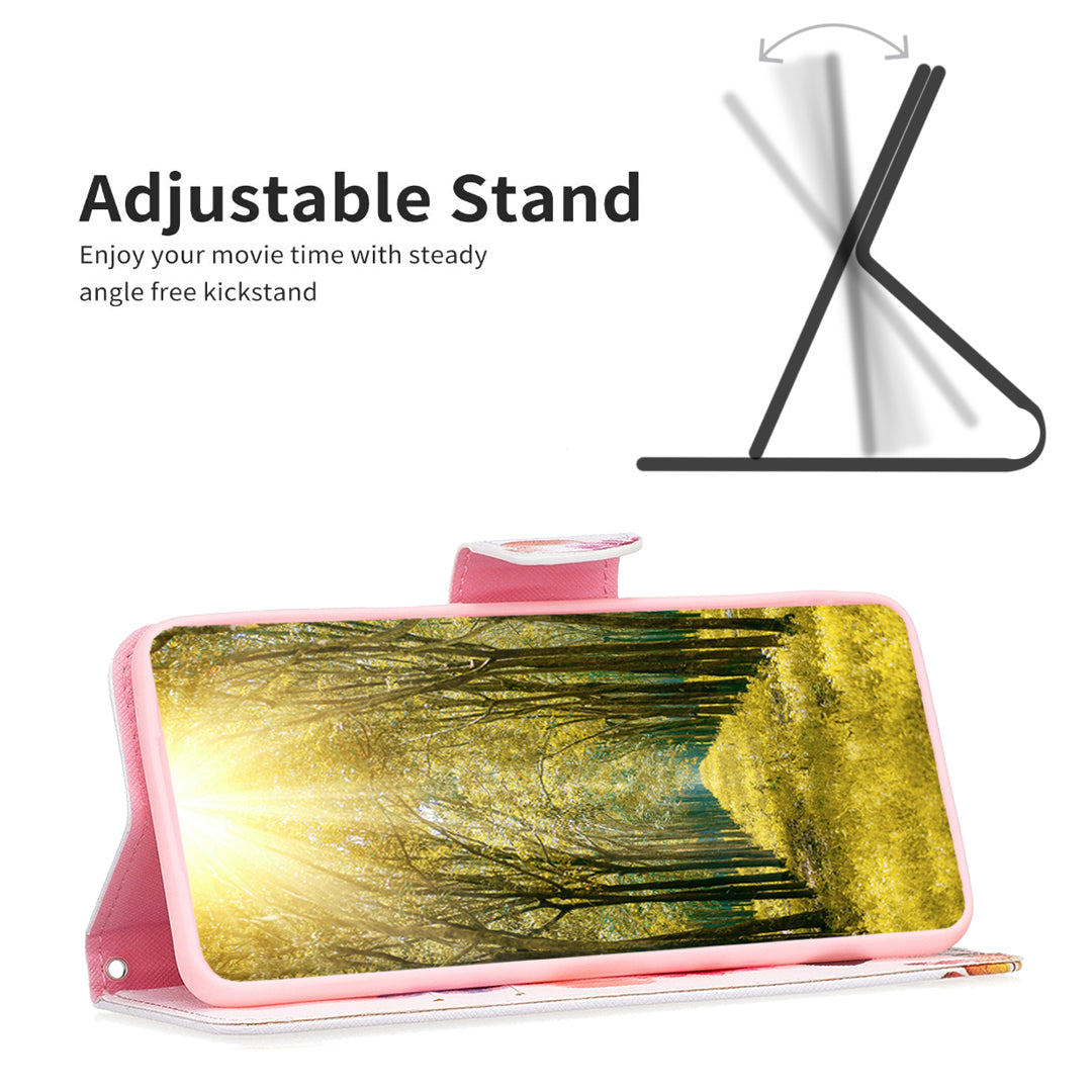 For Samsung Galaxy A15 4G Case Pattern Printing PU Leather Wallet Phone Cover