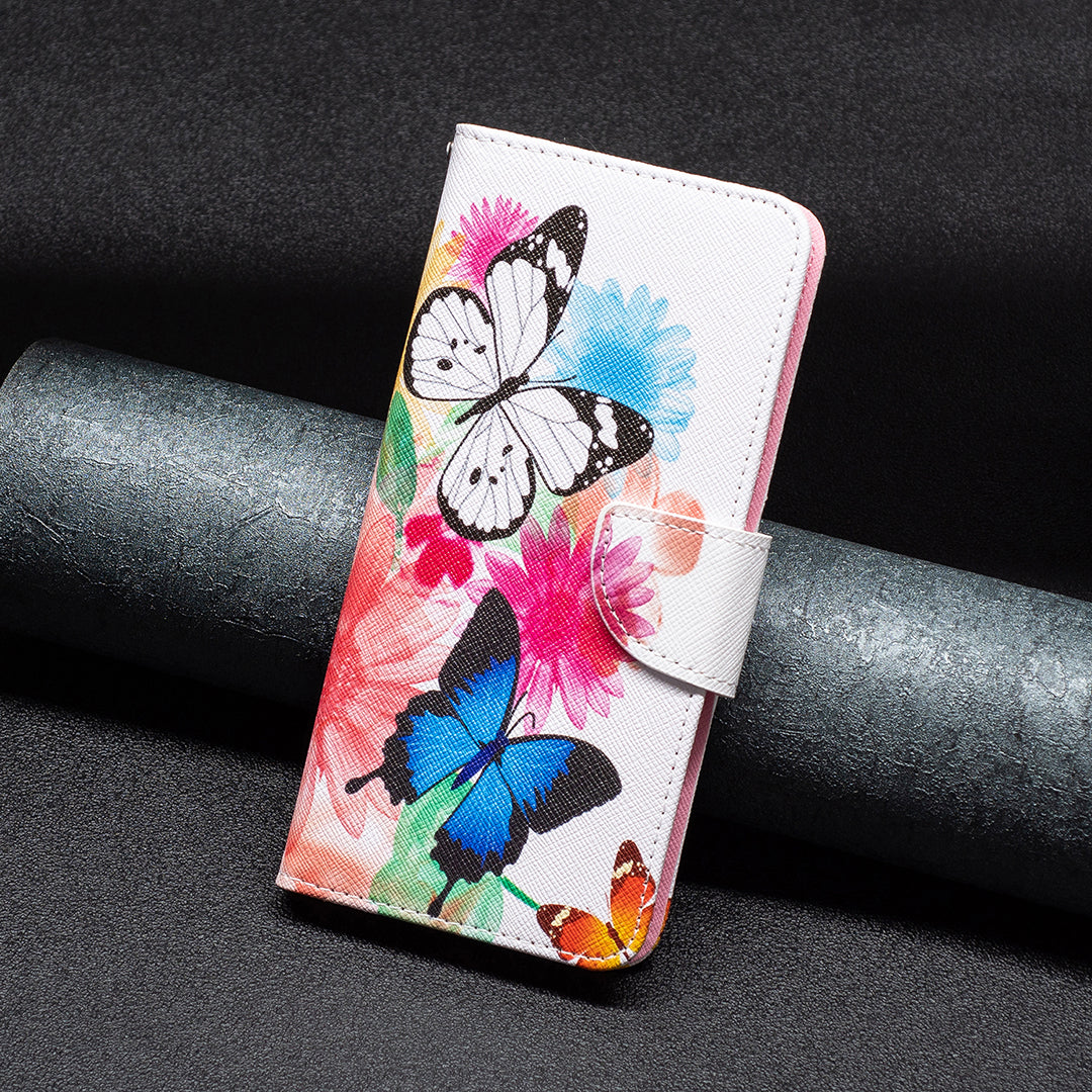 For Samsung Galaxy A15 4G Case Pattern Printing PU Leather Wallet Phone Cover