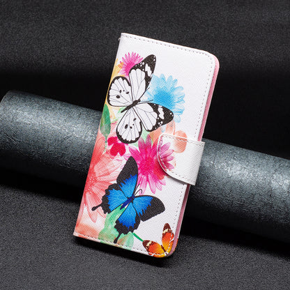 For Samsung Galaxy A15 4G Case Pattern Printing PU Leather Wallet Phone Cover
