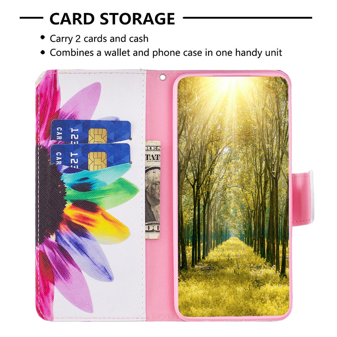 For Samsung Galaxy A15 4G Case Pattern Printing PU Leather Wallet Phone Cover