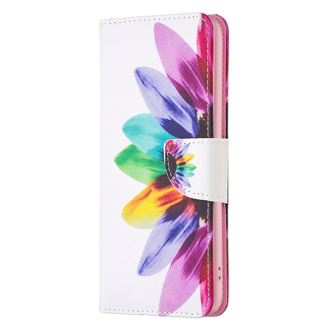 For Samsung Galaxy A15 4G Case Pattern Printing PU Leather Wallet Phone Cover