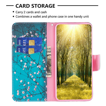 For Samsung Galaxy A15 4G Case Pattern Printing PU Leather Wallet Phone Cover