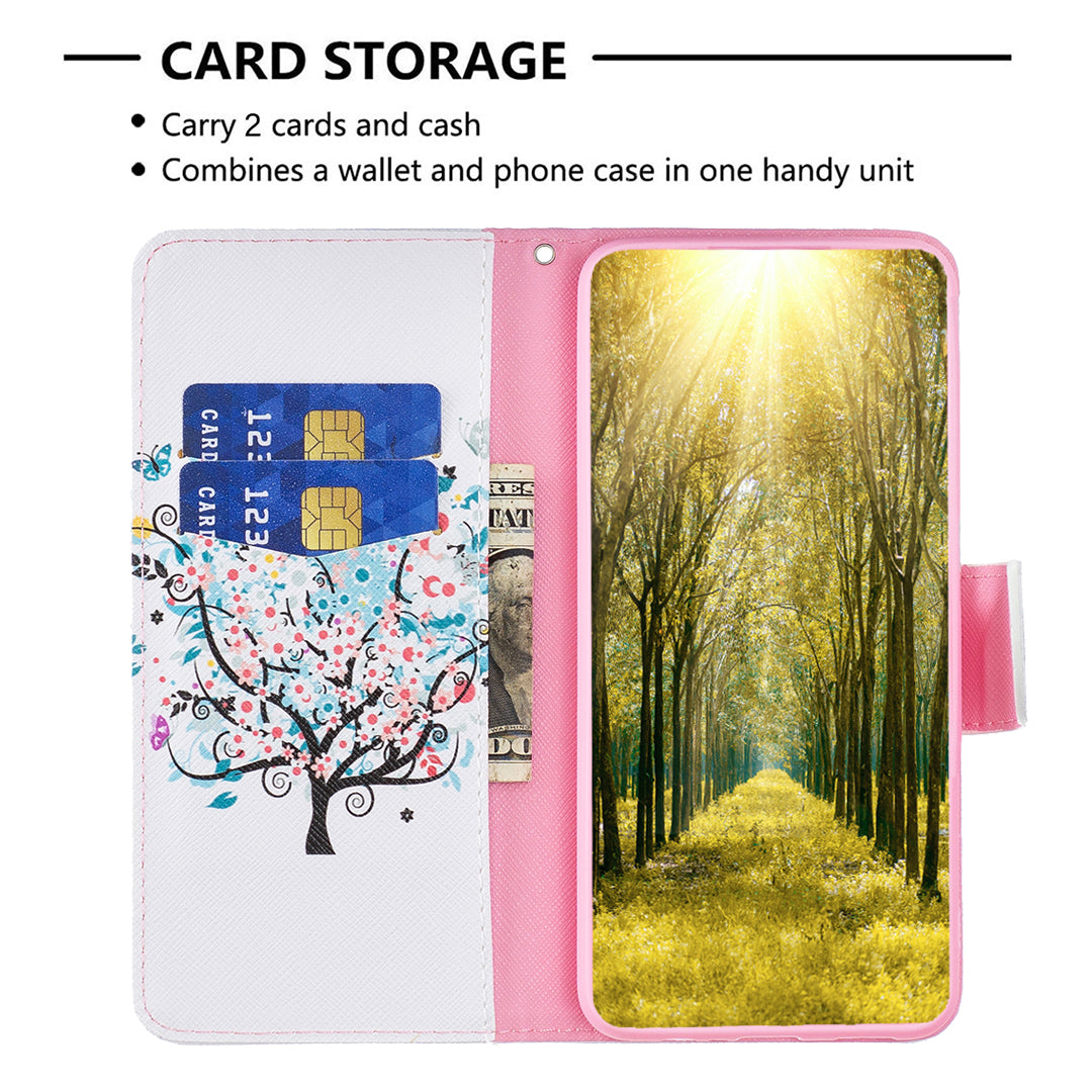 For Samsung Galaxy A15 4G Case Pattern Printing PU Leather Wallet Phone Cover