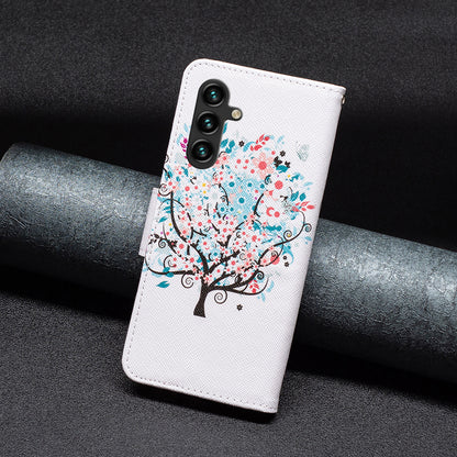 For Samsung Galaxy A15 4G Case Pattern Printing PU Leather Wallet Phone Cover