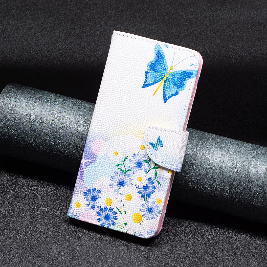 For Samsung Galaxy A15 4G Case Pattern Printing PU Leather Wallet Phone Cover