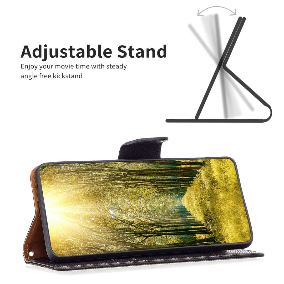 For Samsung Galaxy A15 4G Case Litchi Texture PU Leather Wallet Cell Phone Cover