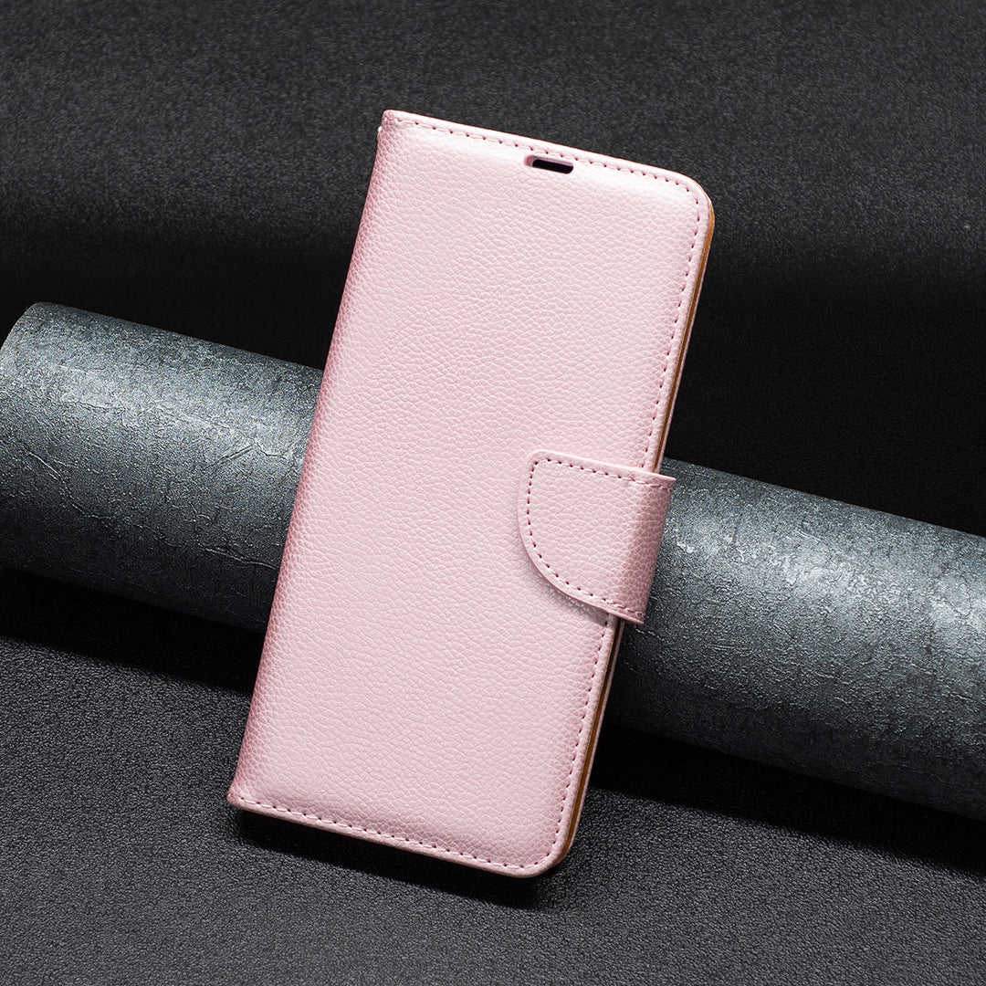 For Samsung Galaxy A15 4G Case Litchi Texture PU Leather Wallet Cell Phone Cover