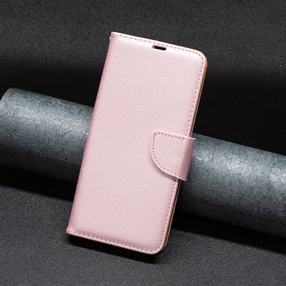 For Samsung Galaxy A15 4G Case Litchi Texture PU Leather Wallet Cell Phone Cover