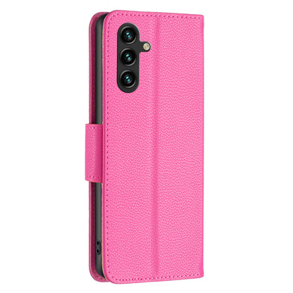 For Samsung Galaxy A15 4G Case Litchi Texture PU Leather Wallet Cell Phone Cover